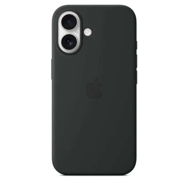 MYY13ZM/A Apple Silicone Magsafe tok iPhone 16 készülékhez fekete