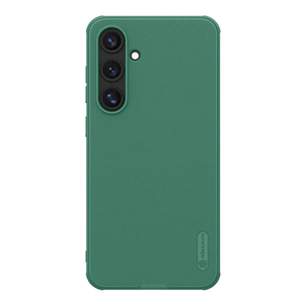 Nillkin Super Frosted PRO háttaltok Samsung Galaxy S24 FE készülékhez sötét zöld