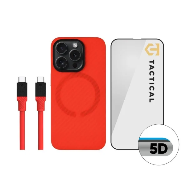 Tactical Red Limited Edition Combo az Apple iPhone 15 Pro készülékhez