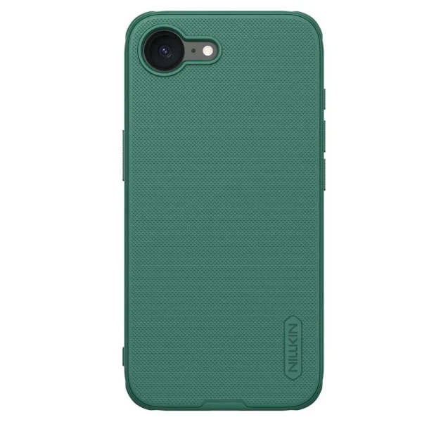 Nillkin Super Frosted PRO tok az Apple iPhone 16e készülékhez mély zöld