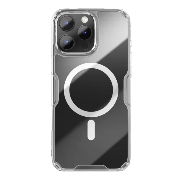Nillkin Nature TPU PRO mágneses tok Apple iPhone 16 Pro készülékhez átlátszó