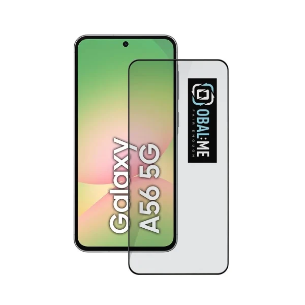 OBAL:ME 5D üveg kijelzővédő Samsung Galaxy A56 5G készülékhez fekete