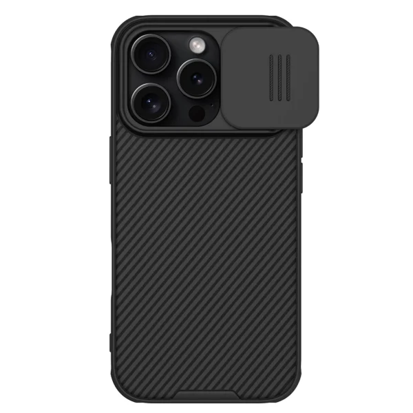 Nillkin CamShield PRO kemény tok Apple iPhone 16 Pro készülékhez fekete