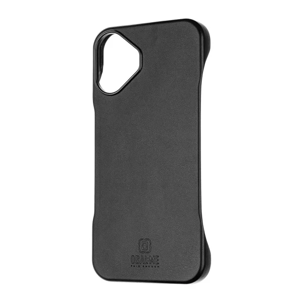 OBAL:ME LeatherTanga tok Apple iPhone 16 Plus készülékhez fekete