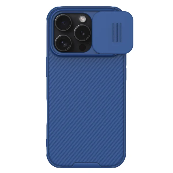 Nillkin CamShield PRO kemény tok Apple iPhone 16 Pro készülékhez kék