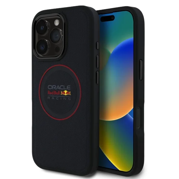 Red Bull PC/TPU Red Ring MagSafe tok iPhone 16 Pro Max készülékhez tengerészkék
