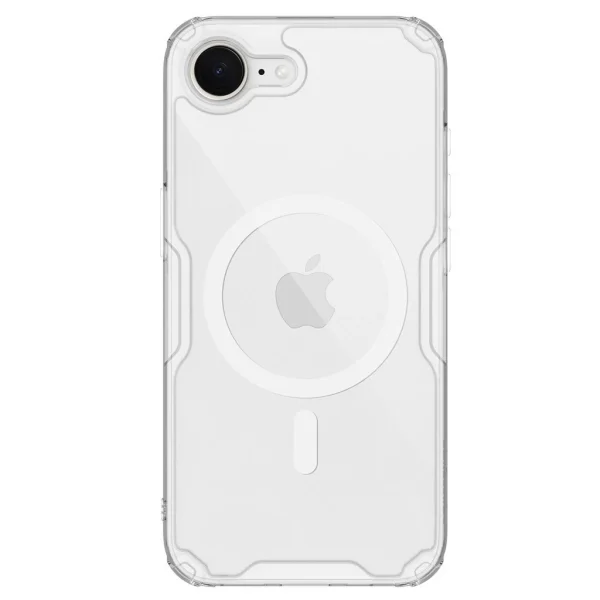 Nillkin Nature TPU PRO mágneses tok Apple iPhone 16e készülékhez áttetsző
