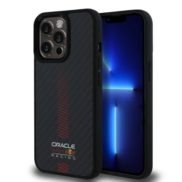 Red Bull Carbon Powerbar MagSafe tok iPhone 13 Pro készülékhez fekete