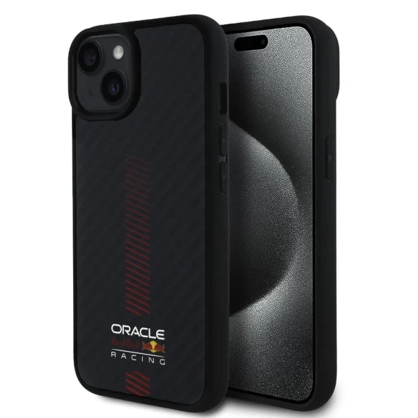 Red Bull Carbon Powerbar MagSafe tok iPhone 14 készülékhez fekete