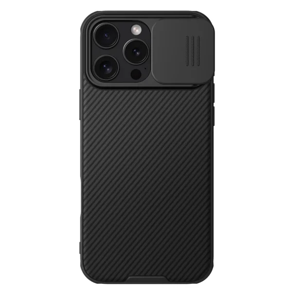 Nillkin CamShield PRO mágneses kemény tok Apple iPhone 16 Pro Max készülékhez fekete