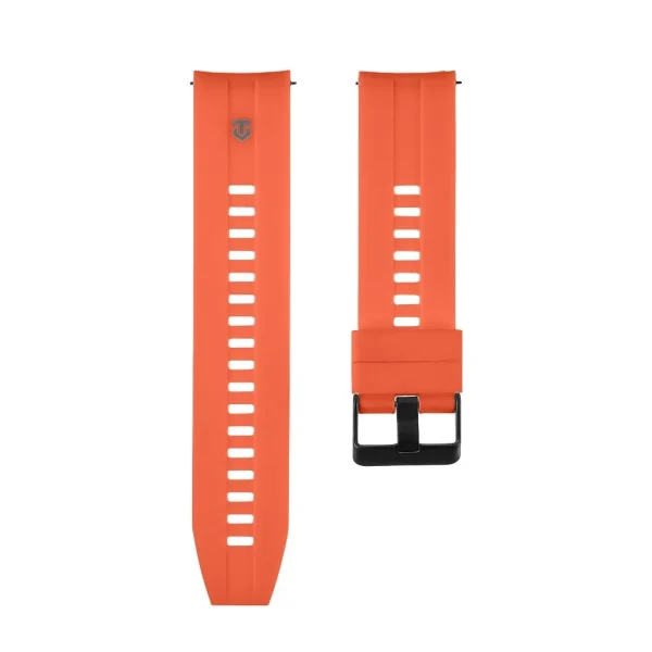 Tactical Quick Release Narancs szilikon univerzális óraszíj 22mm Samsung / Huawei / Honor / Garmin / Amazfit készülékekhez