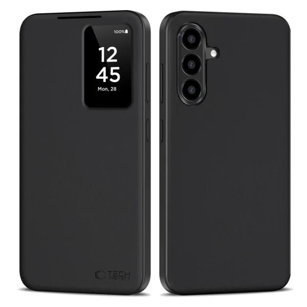 Tech-Protect SMART WALLET tok Fekete Samsung Galaxy A56 készülékhez