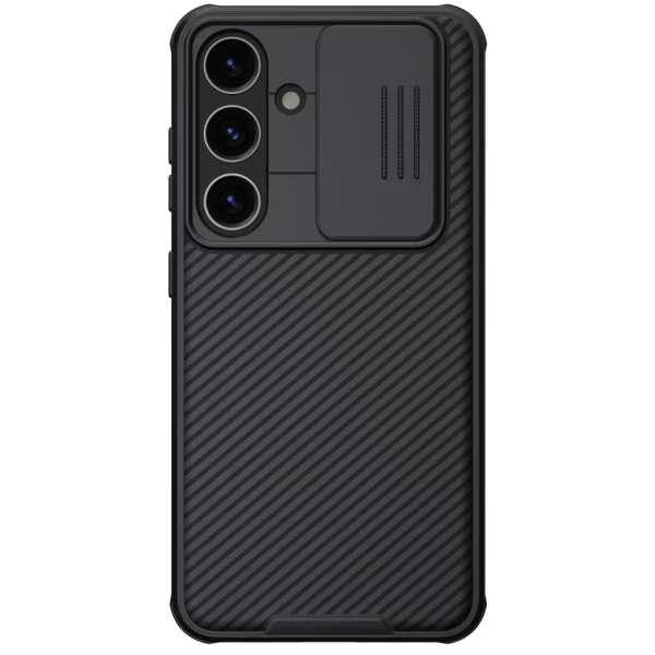 Nillkin CamShield PRO kemény tok Samsung Galaxy S24 készülékhez fekete