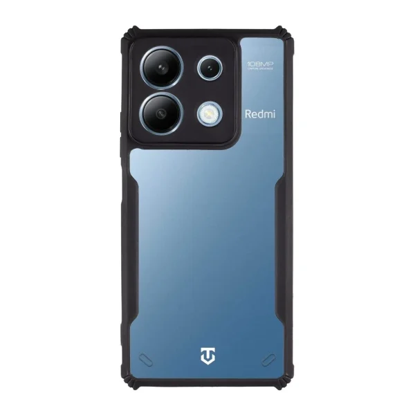 Tactical Quantum Stealth tok Xiaomi Redmi Note 13 5G készülékhez átlátszó/fekete