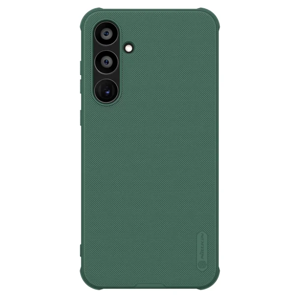 Nillkin Super Frosted PRO hátoldali tok Samsung Galaxy A55 5G készülékhez mély zöld