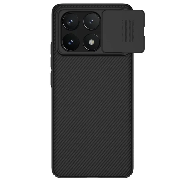 Nillkin CamShield kemény tok a Poco X6 Pro 5G készülékhez fekete