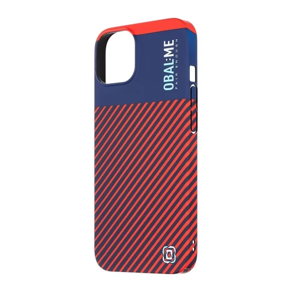 OBAL:ME Flossy Stripes tok Apple iPhone 13 készülékhez kék/piros