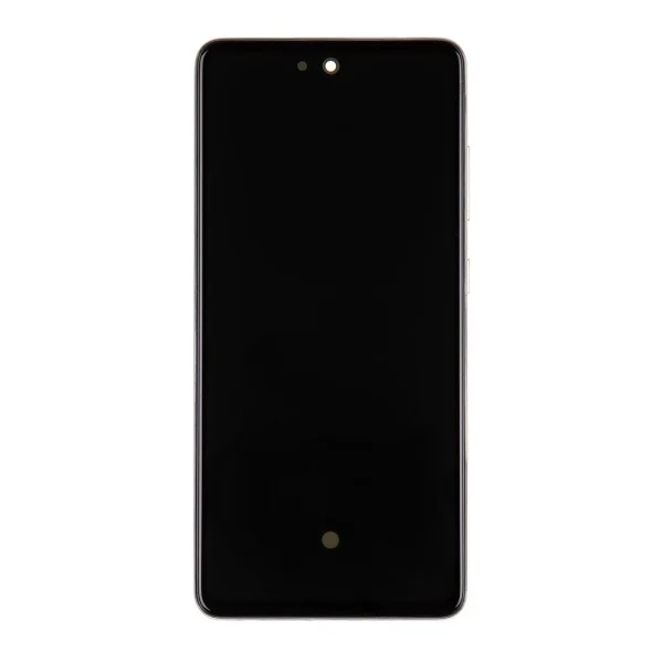 LCD kijelző + érintőegység Samsung A526/A525 Galaxy A52 készülékhez fehér (Service Pack)