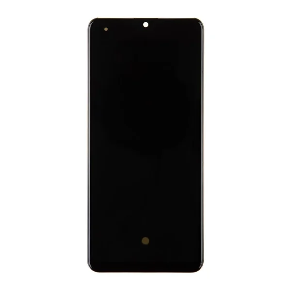 LCD kijelző + érintő egység + elülső tok Samsung A325 Galaxy A32 4G készülékhez (Service Pack)