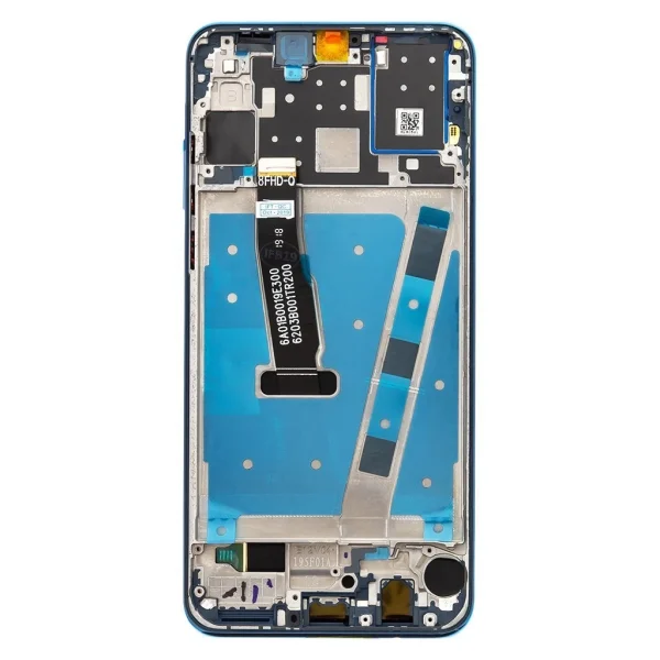 LCD kijelző + érintő egység + elülső burkolat Huawei P30 Lite készülékhez (48MP photo) kék