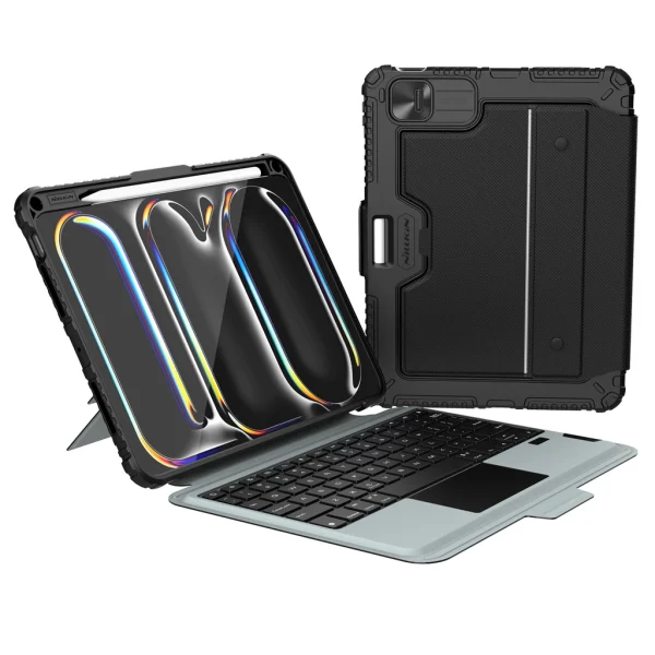 Nillkin Bumper Combo billentyűzetes tok (Backlit Version) iPad Pro 11 2024 készülékhez fekete
