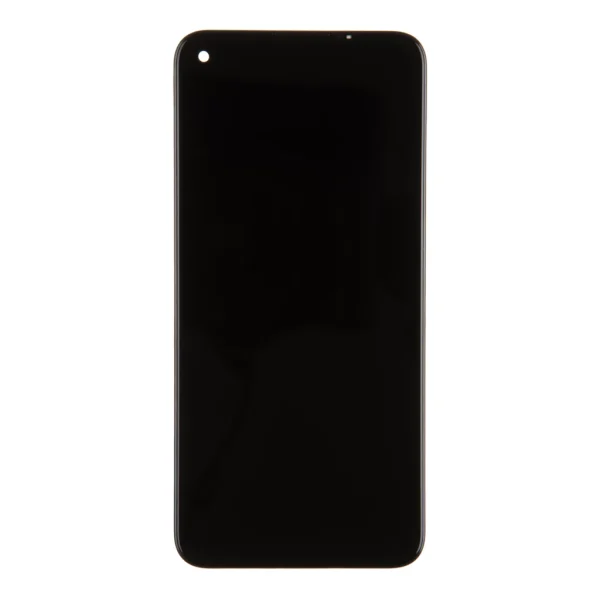 LCD kijelző és érintő egység a Samsung M115 Galaxy M11 készülékhez fekete (Service Pack)