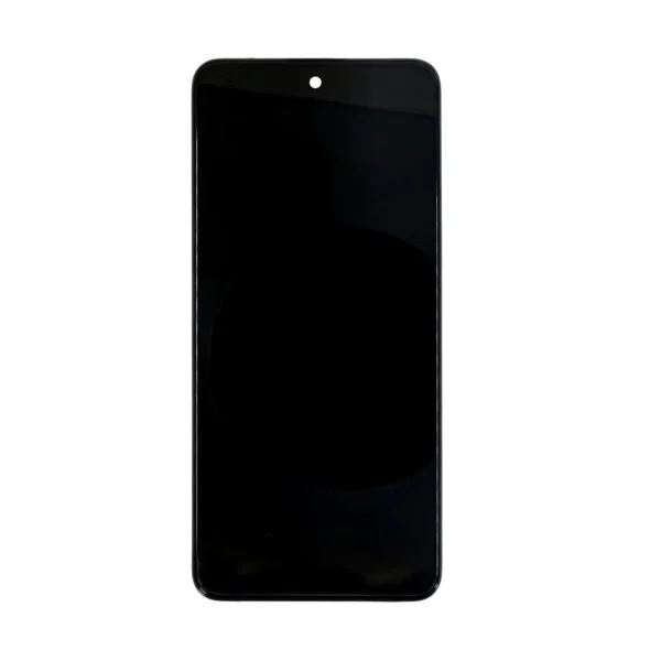 LCD kijelző + érintő egység + elülső tok a Poco M4 Pro 5G készülékhez (Service Pack) fekete