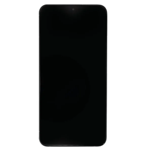 LCD kijelző + érintő egység + elülső tok Samsung S906B Galaxy S22+ készülékhez szürke (Service Pack)