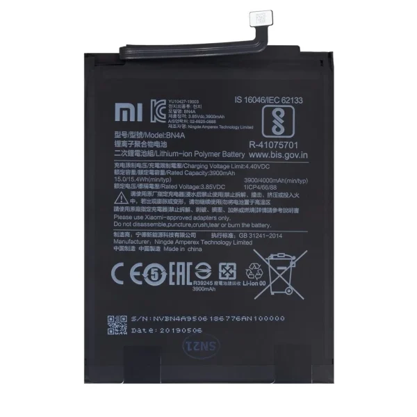 BN4A Xiaomi Original Akkumulátor 4000mAh (Service Pack)