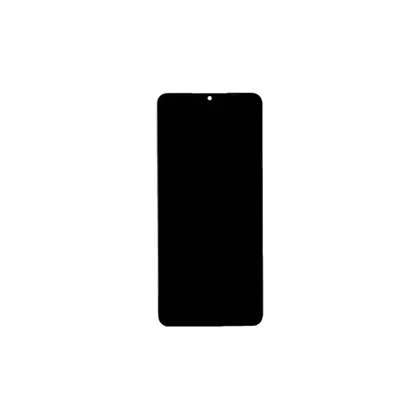 LCD kijelző + Érintő egység Samsung A127F Galaxy A12 készülékhez fekete