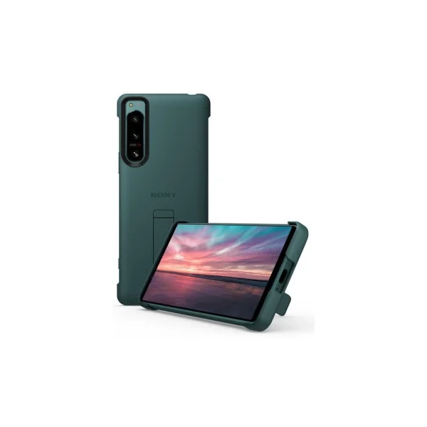 Sony állványos tok Xperia 5 IV készülékhez zöld