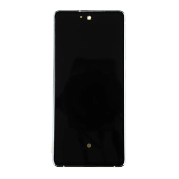 LCD kijelző + érintőegység + elülső burkolat Samsung G781 5G Galaxy S20 FE készülékhez Cloud Mint (Service Pack)