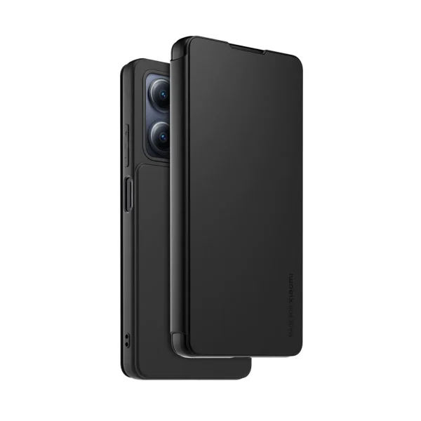 Xiaomi számára készült Book Case Xiaomi Redmi Note 12 5G készülékhez fekete