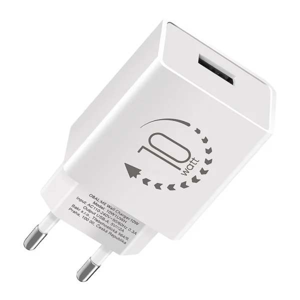 OBAL:ME fali töltő USB-A 10W fehér