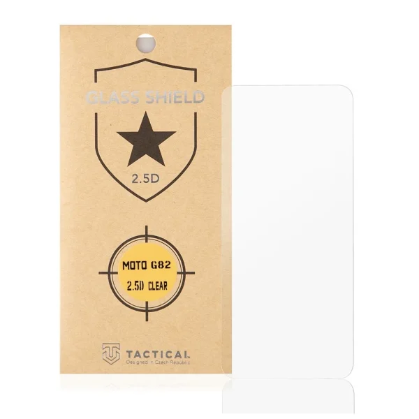 Tactical Glass Shield 2.5D - Motorola G82 5G készülékhez - átlátszó