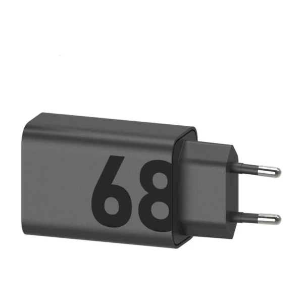 MC-682L Motorola USB-C 68W GaN utazó töltő fekete (Service Pack)