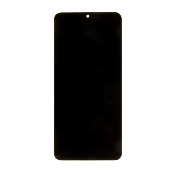 LCD kijelző + érintő panel + tok for Samsung A125 Galaxy A12 készülékhez fekete