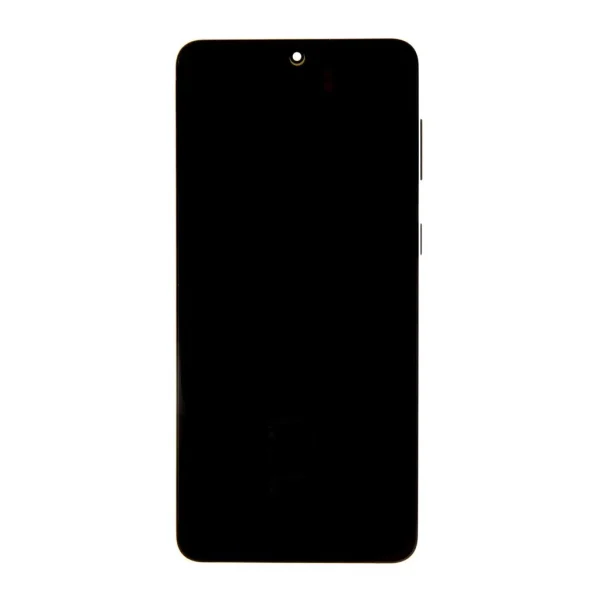 LCD kijelző + érintőegység + első tok a Samsung SM-G996 Galaxy S21+ készülékhez Phantom fekete