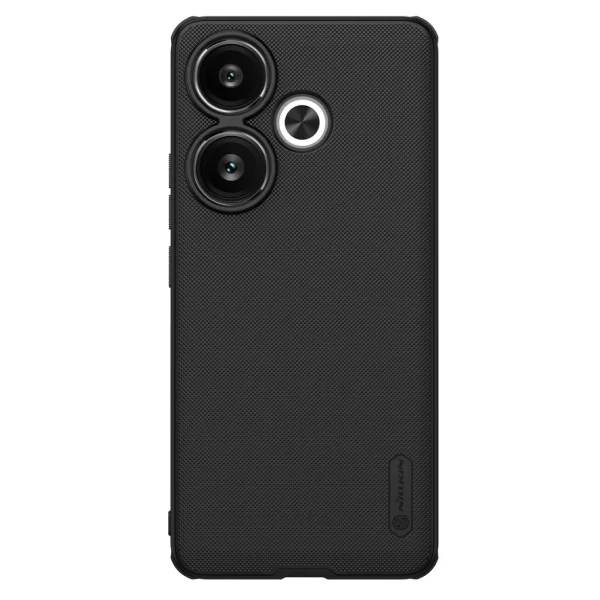 Nillkin Super Frosted PRO hátsó tok a Poco F6 készülékhez fekete