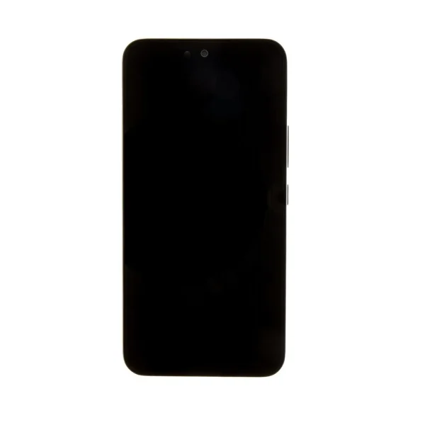 LCD kijelző + érintő egység + elülső burkolat Samsung A546B Galaxy A54 5G készülékhez Awesome grafit (Service Pack)