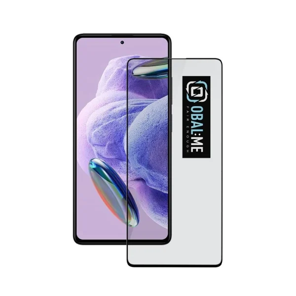 OBAL:ME 5D üveg kijelzővédő Xiaomi Redmi Note 12 Pro+ 5G készülékhez fekete