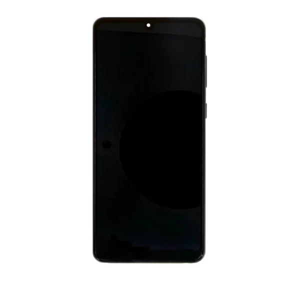 LCD kijelző + érintő egység + előlapi burkolat Samsung A336B Galaxy A33 5G készülékhez – Awesome fekete (Service Pack)
