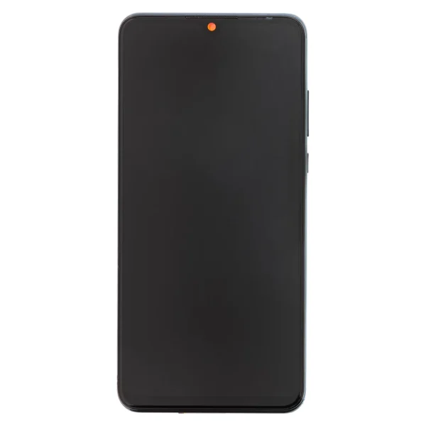 LCD kijelző + érintő egység + elülső burkolat Huawei P30 Lite készülékhez (48MP fotóhoz) fekete