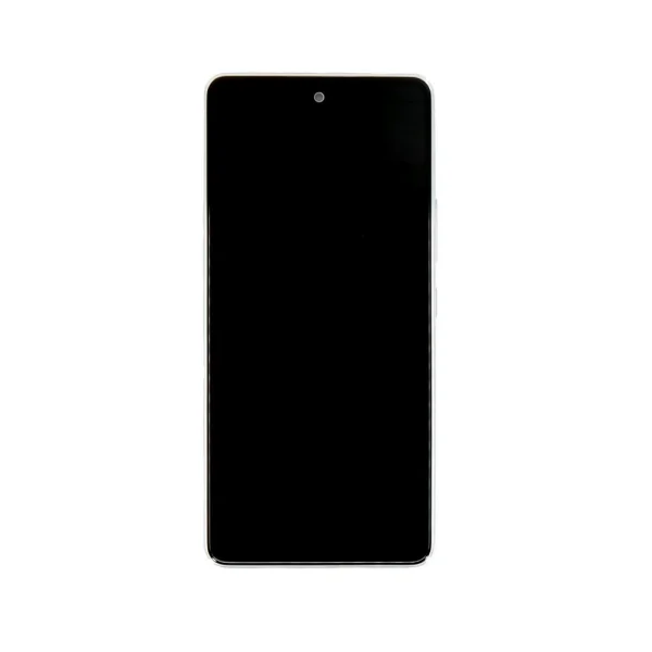 LCD kijelző + érintő egység + első burkolat Samsung A536B Galaxy A53 5G készülékhez Awesome White (Service Pack)