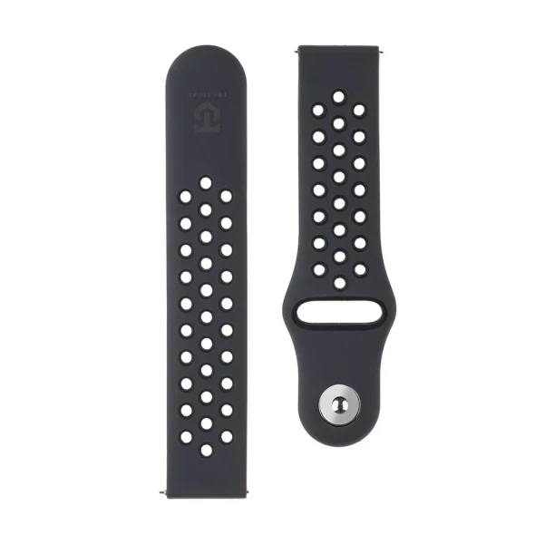 Tactical 856 dupla szilikon szíj 20mm fekete