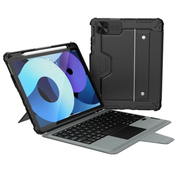Nillkin Bumper Combo billentyűzetes tok (Backlit Version) iPad Air 4/5/10.9 (2020/11, 2024/2025) és iPad Pro 11 (2020/2021/2022) készülékhez fekete