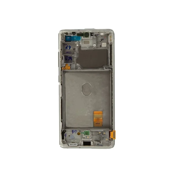LCD kijelző + érintő egység + előlapi üveg Samsung G780 4G Galaxy S20 FE készülékhez felhőfehér (Service Pack)