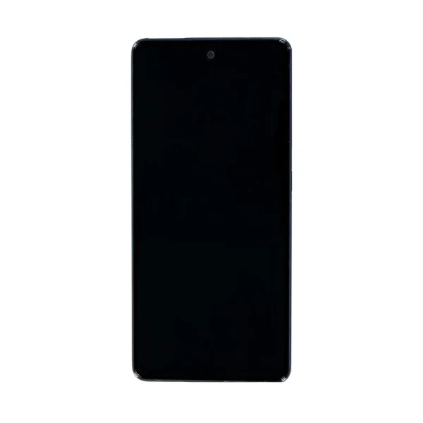 LCD kijelző + érintős egység + előtok Samsung G780 4G Galaxy S20 FE készülékhez Cloud Navy (Service Pack)