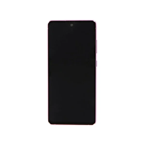 LCD kijelző + érintő egység + elülső üveg Samsung G780 4G Galaxy S20 FE készülékhez felhőlila (Service Pack)