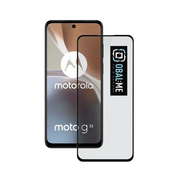 OBAL:ME 5D üveg kijelzővédő a Motorola G32 készülékhez fekete